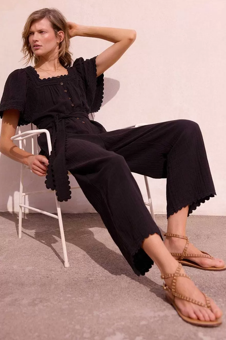 WYSE London Dresses & Jumpsuits-Briella Jumpsuit - Black