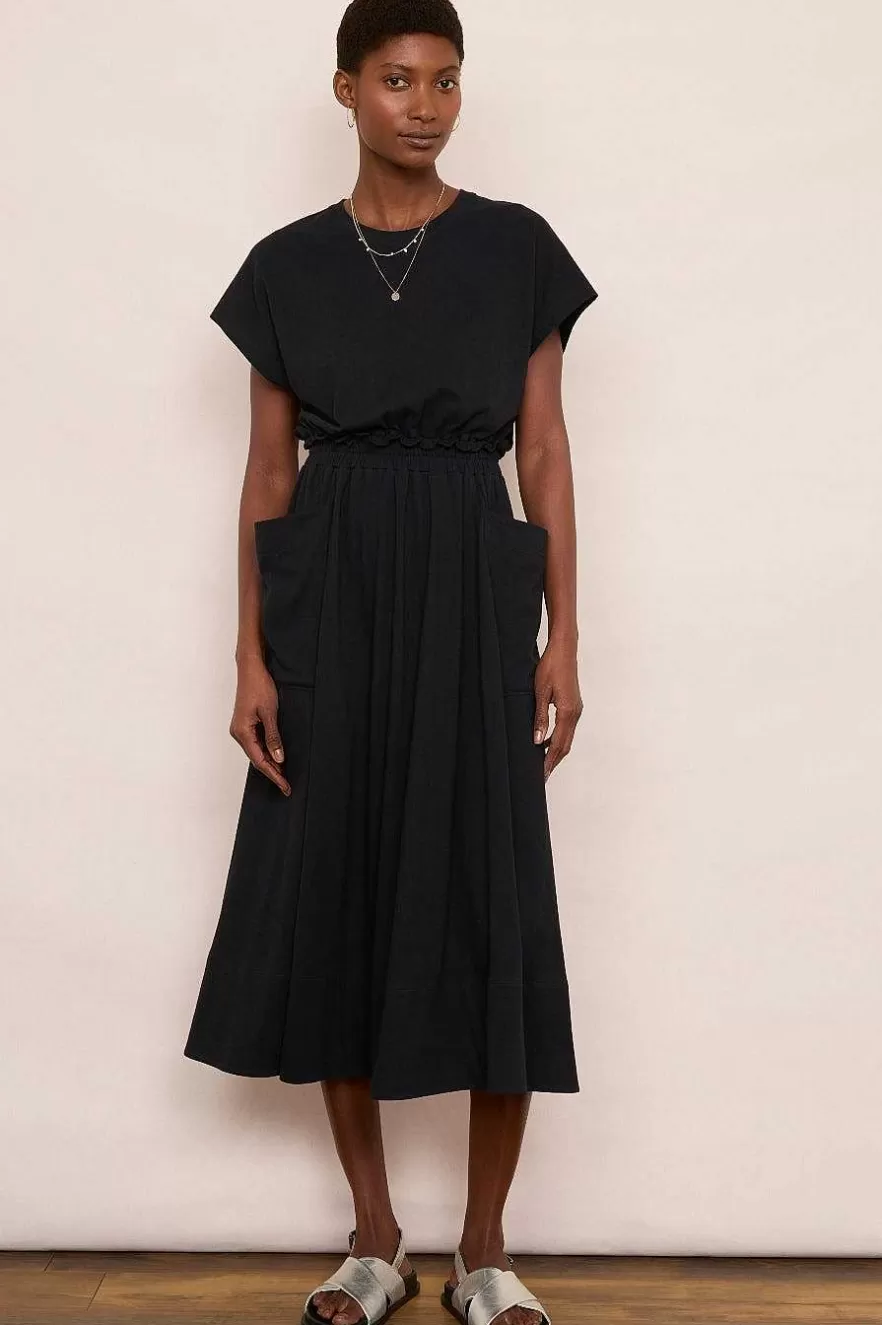 WYSE London Dresses & Jumpsuits-Carolina Jersey Dress - Black