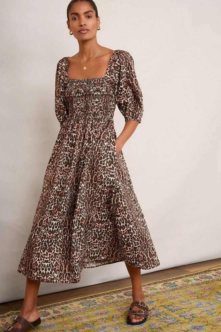 WYSE London Longer Lengths-Isodora Dress - Leopard