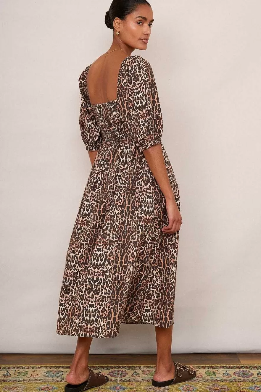 WYSE London Longer Lengths-Isodora Dress - Leopard