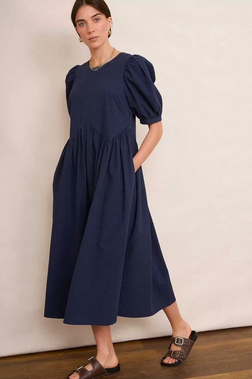 WYSE London Longer Lengths-Minela Dress - Midnight