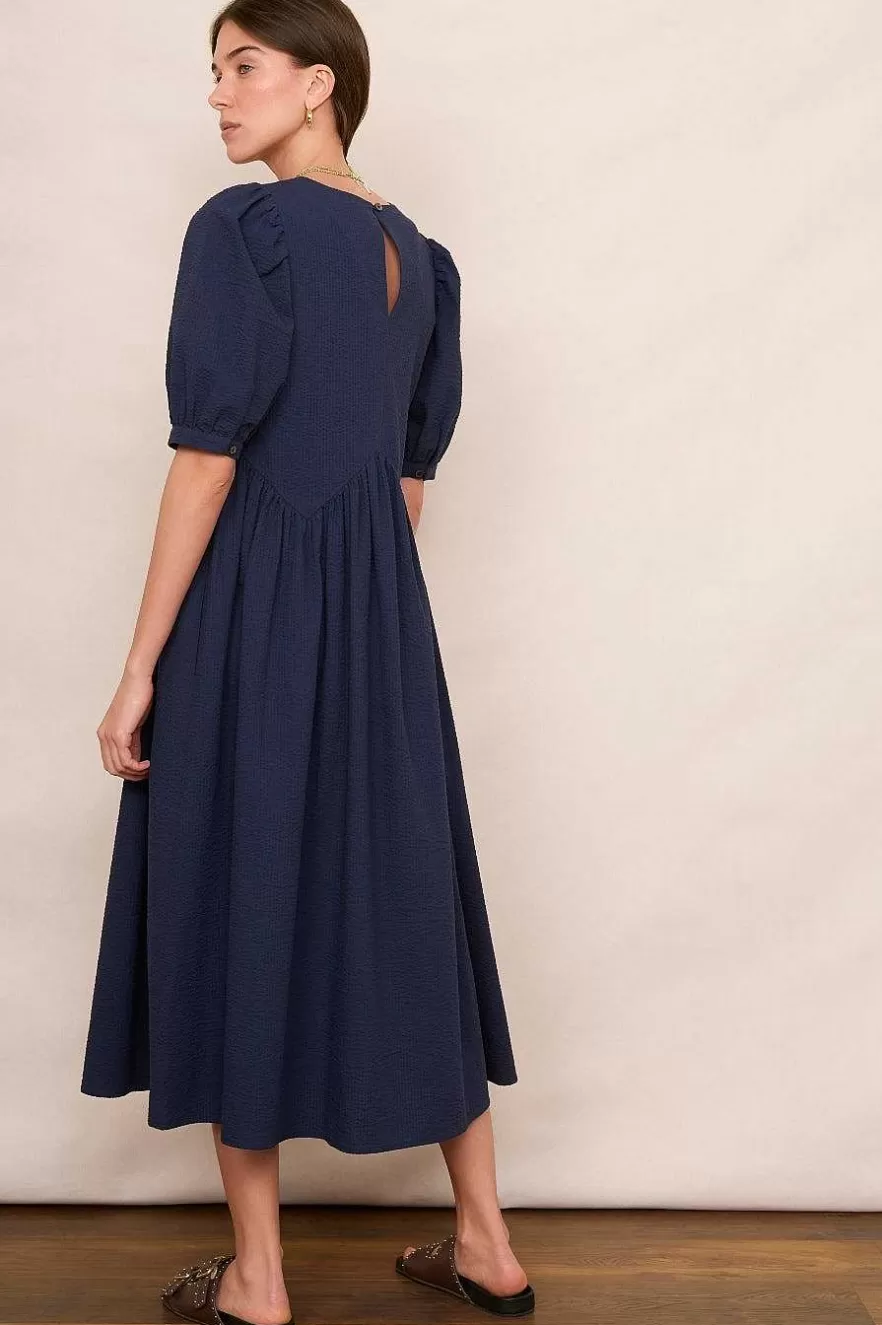 WYSE London Longer Lengths-Minela Dress - Midnight